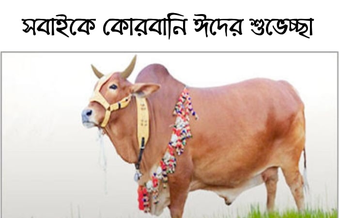 ঈদুল আজহার শুভেচ্ছা