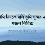 আমি চাঁদকে বলি তুমি সুন্দর নও গজল লিরিক্স